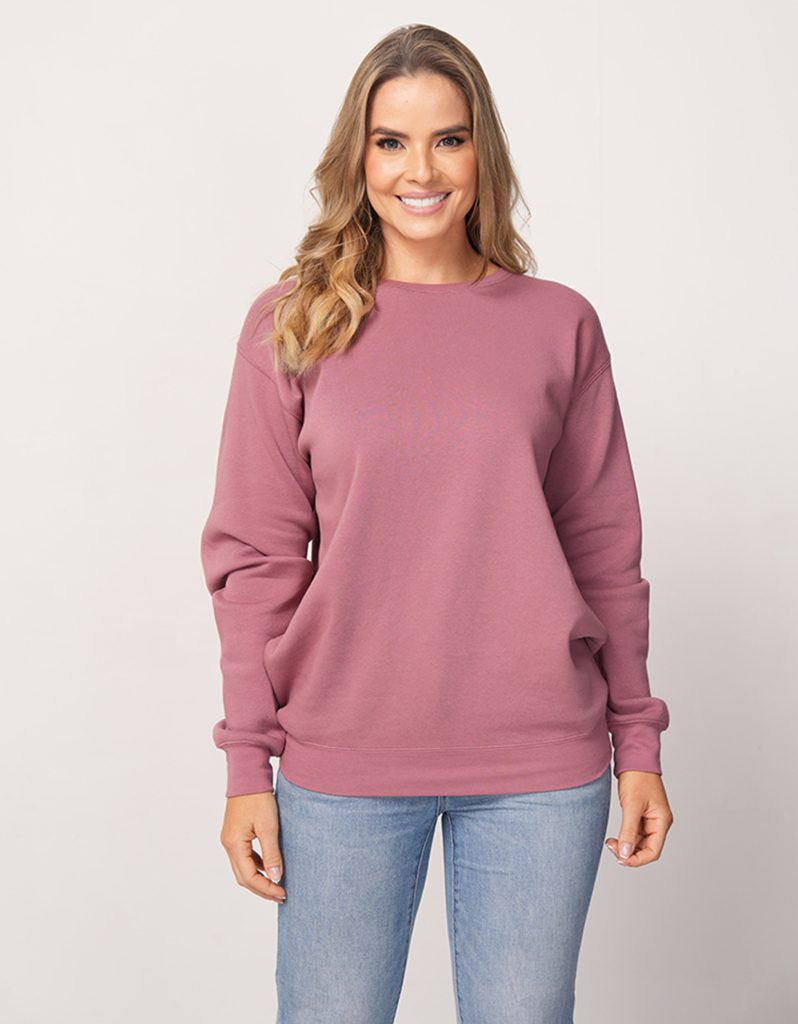 Pullover Sweatshirt - Shades of Pink