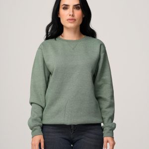 Pullover Sweatshirt - Shades of Green