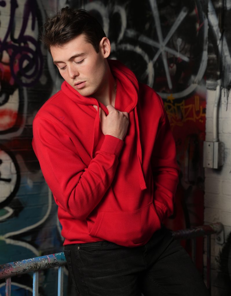 Cozy Hoodie - Shades of Red